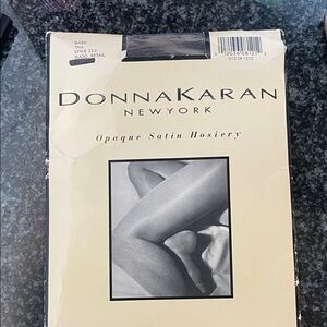 Donna Karan bark/brown Satin Hosiery